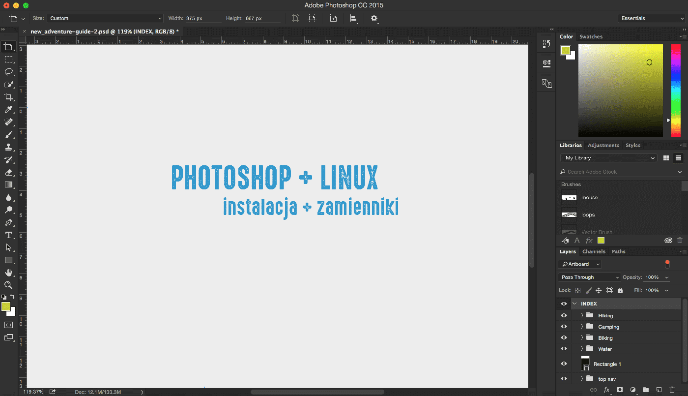 Photoshop Linux