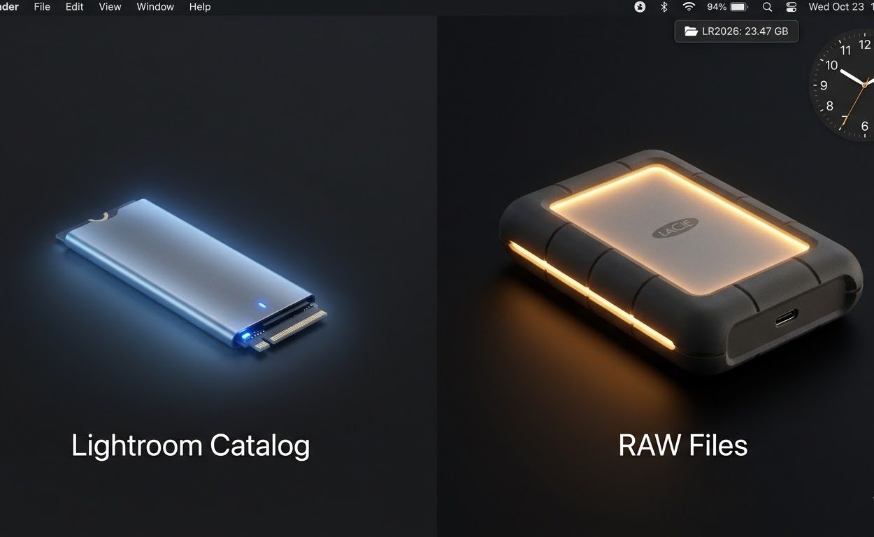 katalog Lightroom rozmiar Mac