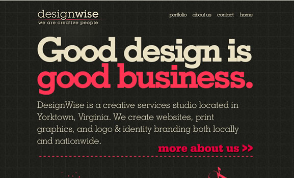 Duże fonty w webdesignie